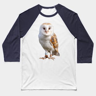 Barn Owl Baseball T-Shirt